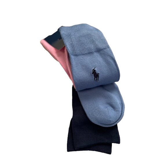 Polo Ralph Lauren 3 Pack Super Soft Custom Fit Socks - Picture 2 of 2